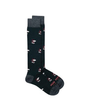 Calzini Snoopy running Verde scuro