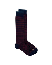 Calzini Stripe Classic Blu/Marrone