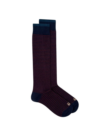 Calzini Stripe Classic Blu/Marrone STRIPE CLASSIC BLU MARRONE SOcs in the box 