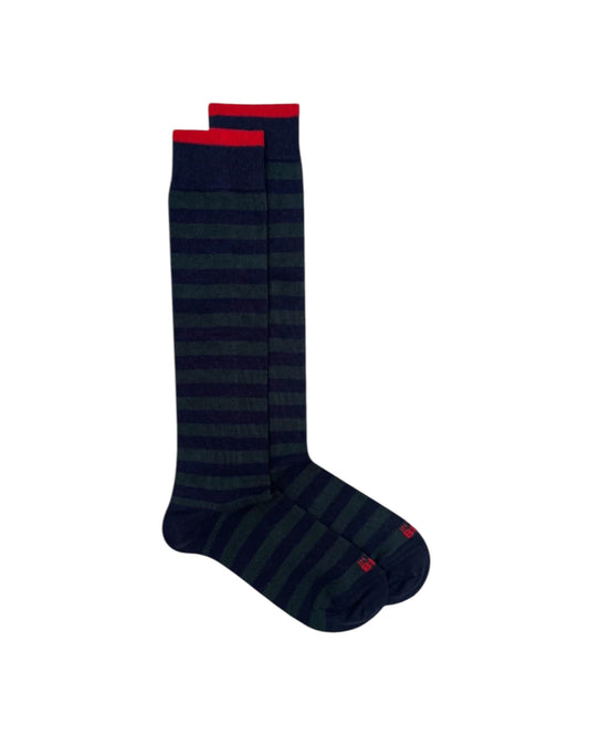 Calzini Stripe Rugby Blu/Verde scuro STRIPE RUGBY BLU VERDE SCURO SOcs in the box 