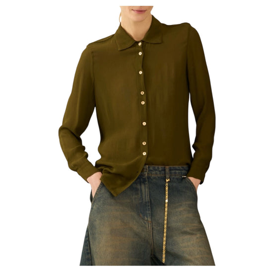 Camicia in viscosa Militare W40F0026 MILITARE SOUVENIR 