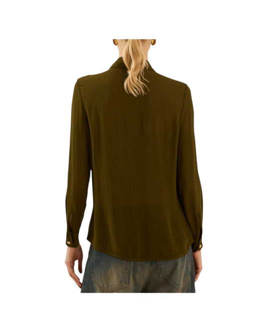 Camicia in viscosa Militare W40F0026 MILITARE SOUVENIR 