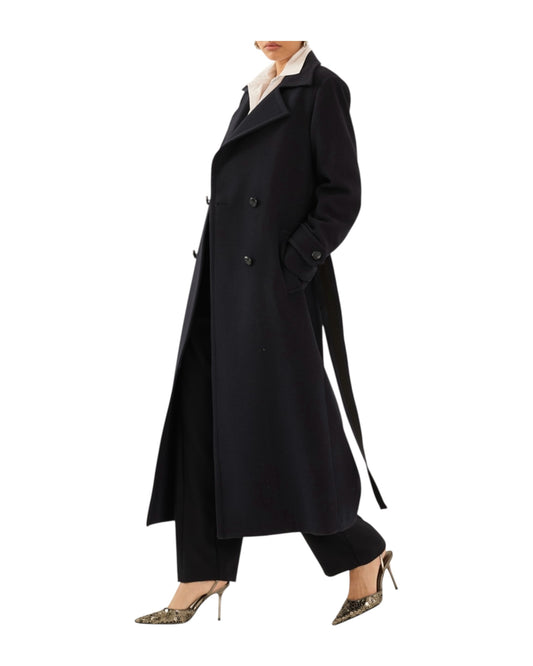 Cappotto lungo Navy W40S0334 BLU NAVY SOUVENIR 