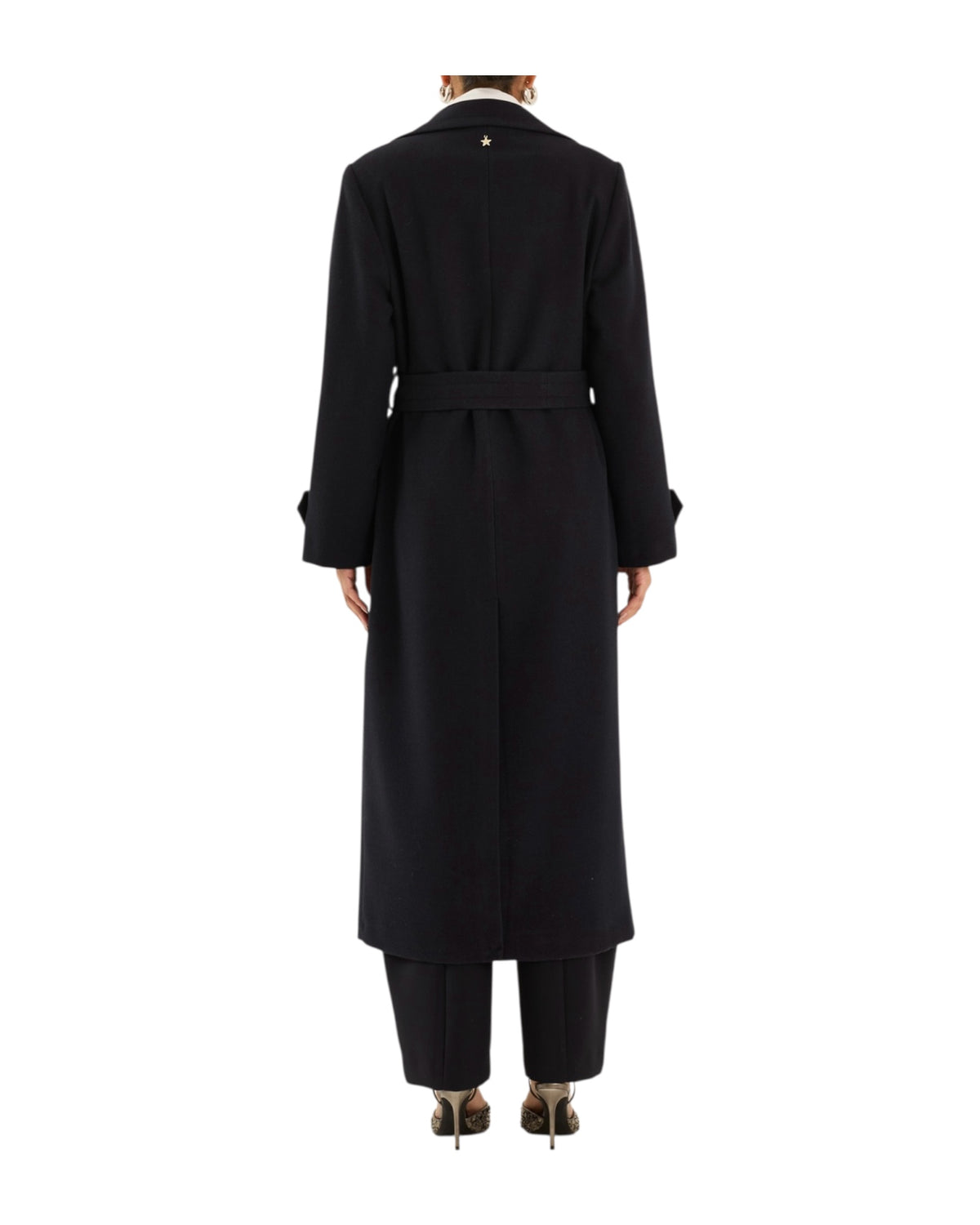 Cappotto lungo Navy W40S0334 BLU NAVY SOUVENIR 