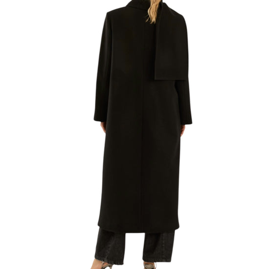Cappotto in lana Nero W40S0337 NERO SOUVENIR 