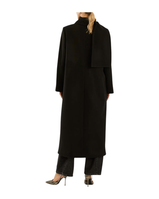 Cappotto in lana Nero W40S0337 NERO SOUVENIR 