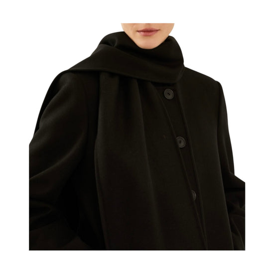 Cappotto in lana Nero W40S0337 NERO SOUVENIR 