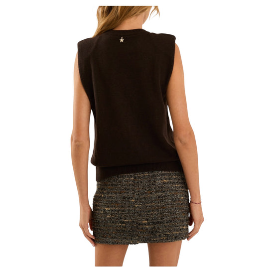 Gilet con spalline Caffè Z40R0227 CAFFE SOUVENIR 