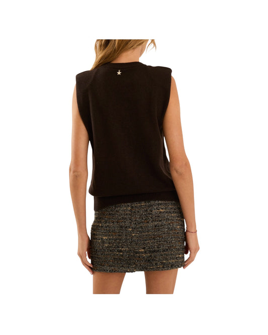 Gilet con spalline Caffè Z40R0227 CAFFE SOUVENIR 
