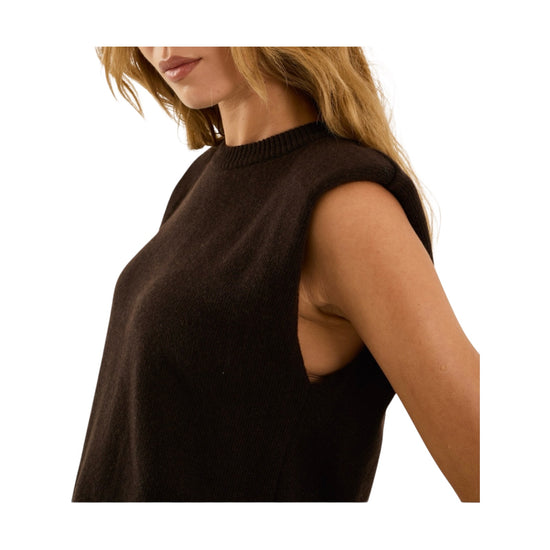 Gilet con spalline Caffè Z40R0227 CAFFE SOUVENIR 