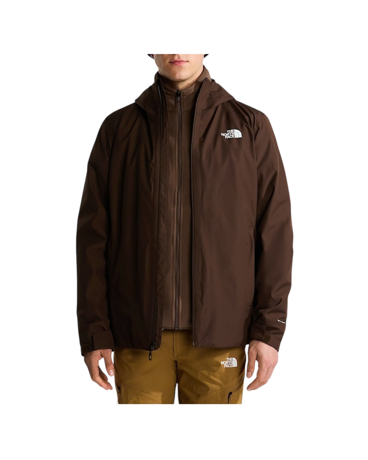 Giacca Triclimate 3 in 1 Dark chestnut QUEST TRICLIMATE DARK CHESTNUT SMOKEY BR THE NORTH FACE 
