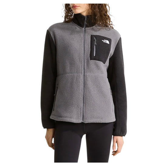 Giacca in Pile full zip Smoked pearl YUMORI FULL ZIP SMOKED PEARL BLACK THE NORTH FACE 