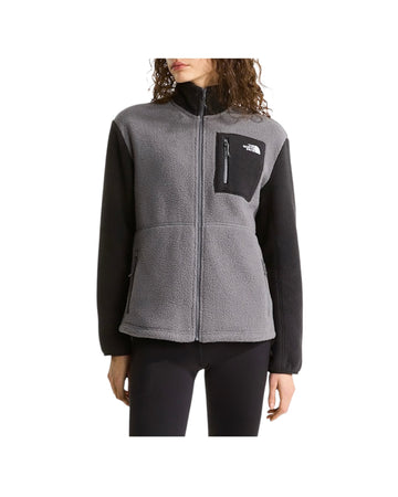 Giacca in Pile full zip Smoked pearl YUMORI FULL ZIP SMOKED PEARL BLACK THE NORTH FACE 