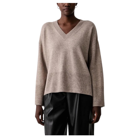 Maglione in lana Beige Melange 2AC2066 BEIGE MELANGE VICOLO 