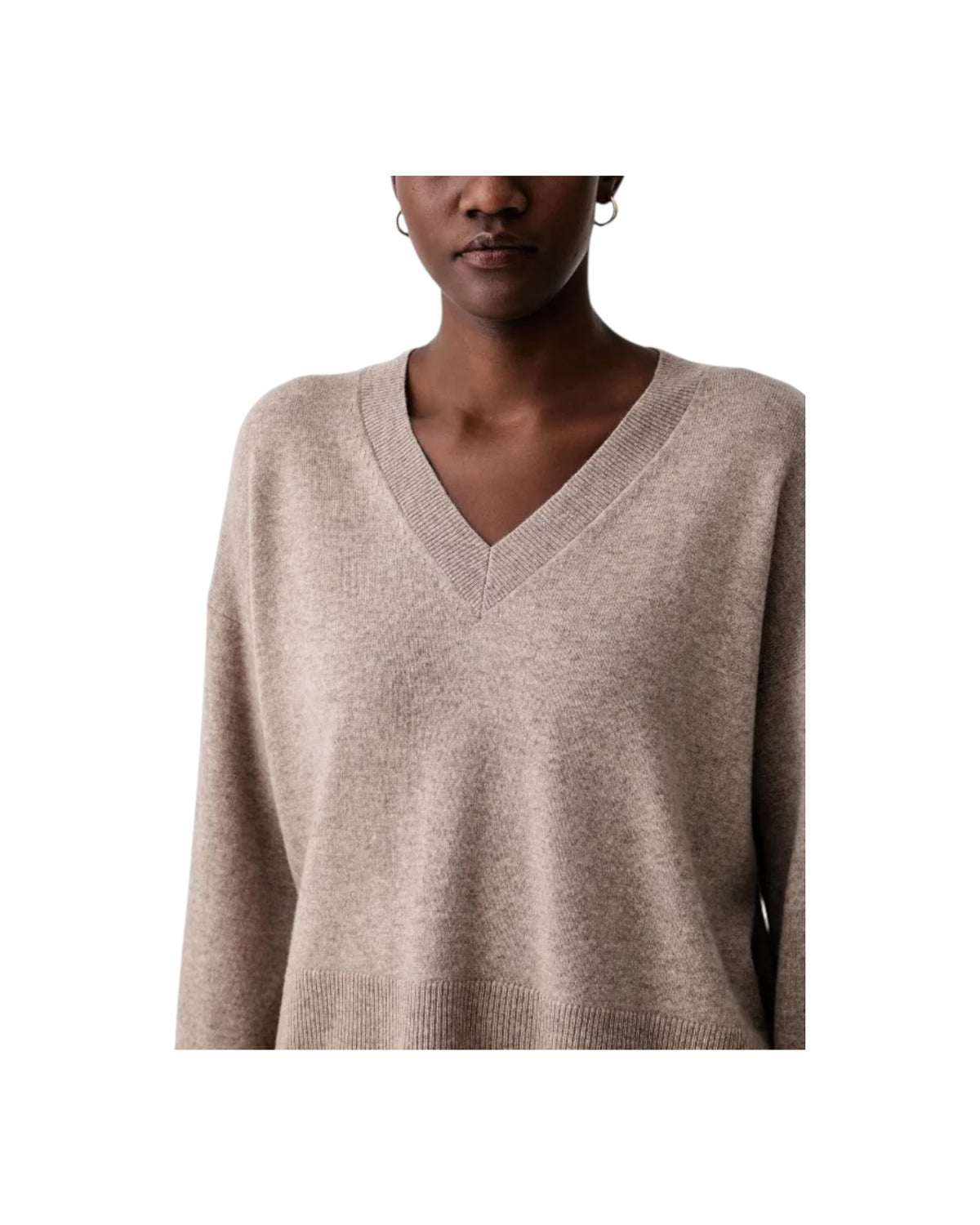 Maglione in lana Beige Melange 2AC2066 BEIGE MELANGE VICOLO 