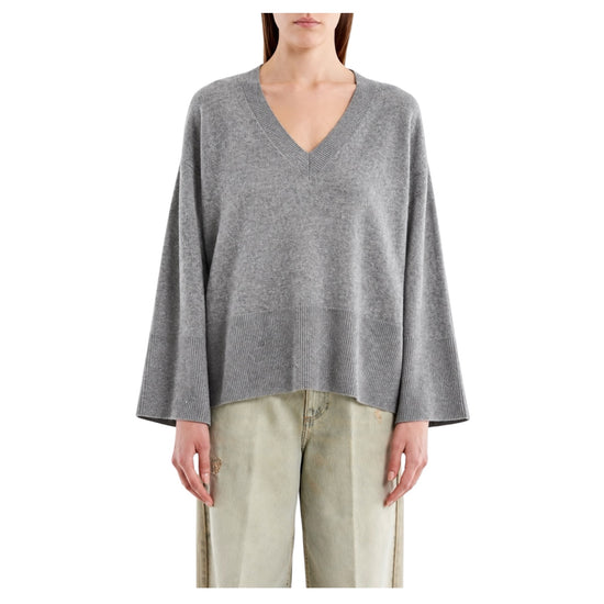 Maglione in lana Grigio Melange 2AC2066 GRIGIO MEDIO MELANGE VICOLO 