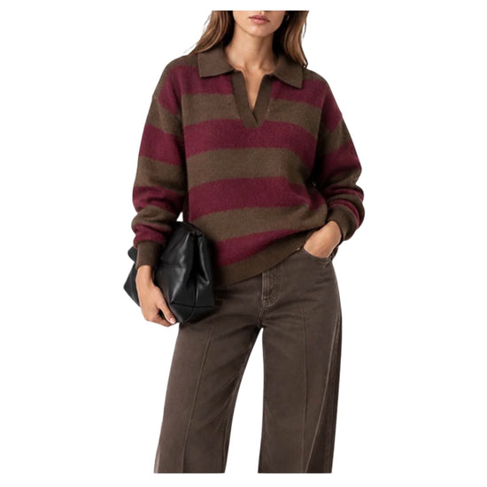 Maglia a polo Moro Bordeaux 2AC2076 MORO BORDEAUX VICOLO 