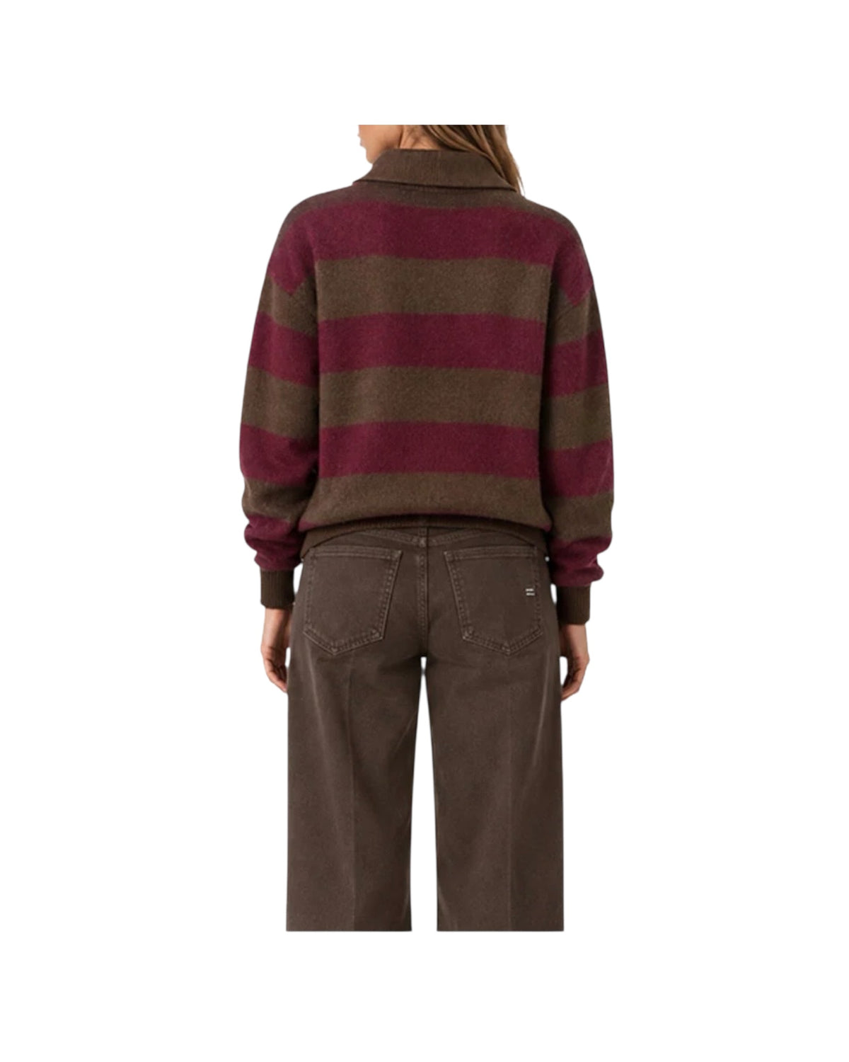 Maglia a polo Moro Bordeaux 2AC2076 MORO BORDEAUX VICOLO 