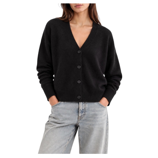 Cardigan in lana e cashmere Nero 2AC2080 NERO VICOLO 