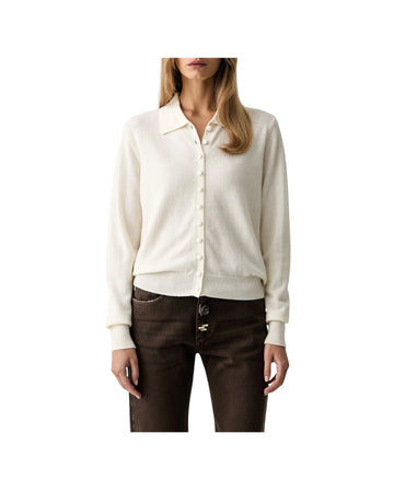 Cardigan in lana Naturale 7AC7074 NATURALE VICOLO 
