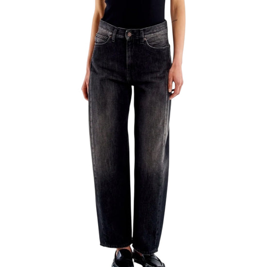 Jeans Chiara Barrel Nero dirty DAC5004 NERO DIRTY VICOLO 