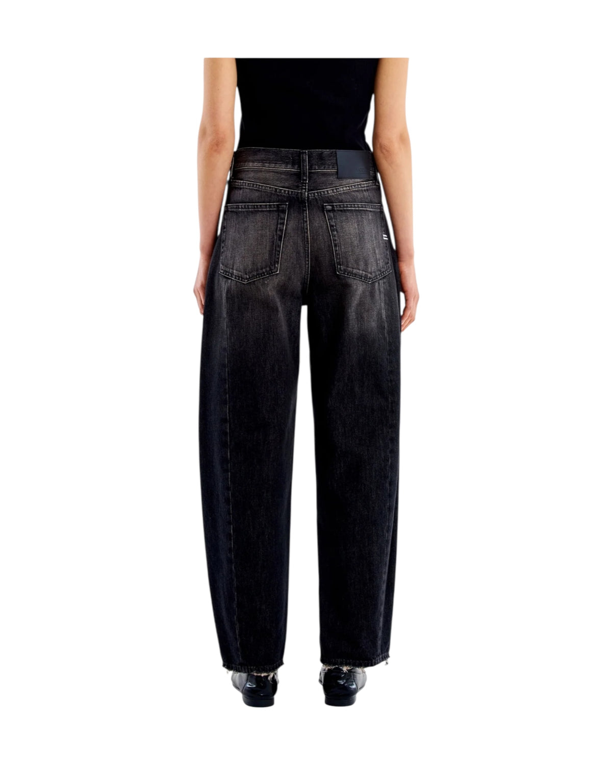 Jeans Chiara Barrel Nero dirty DAC5004 NERO DIRTY VICOLO 