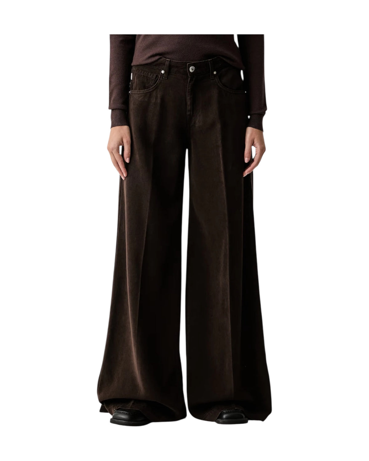 Pantalone in lyocell Fondente DAC5059 FONDENTE VICOLO 
