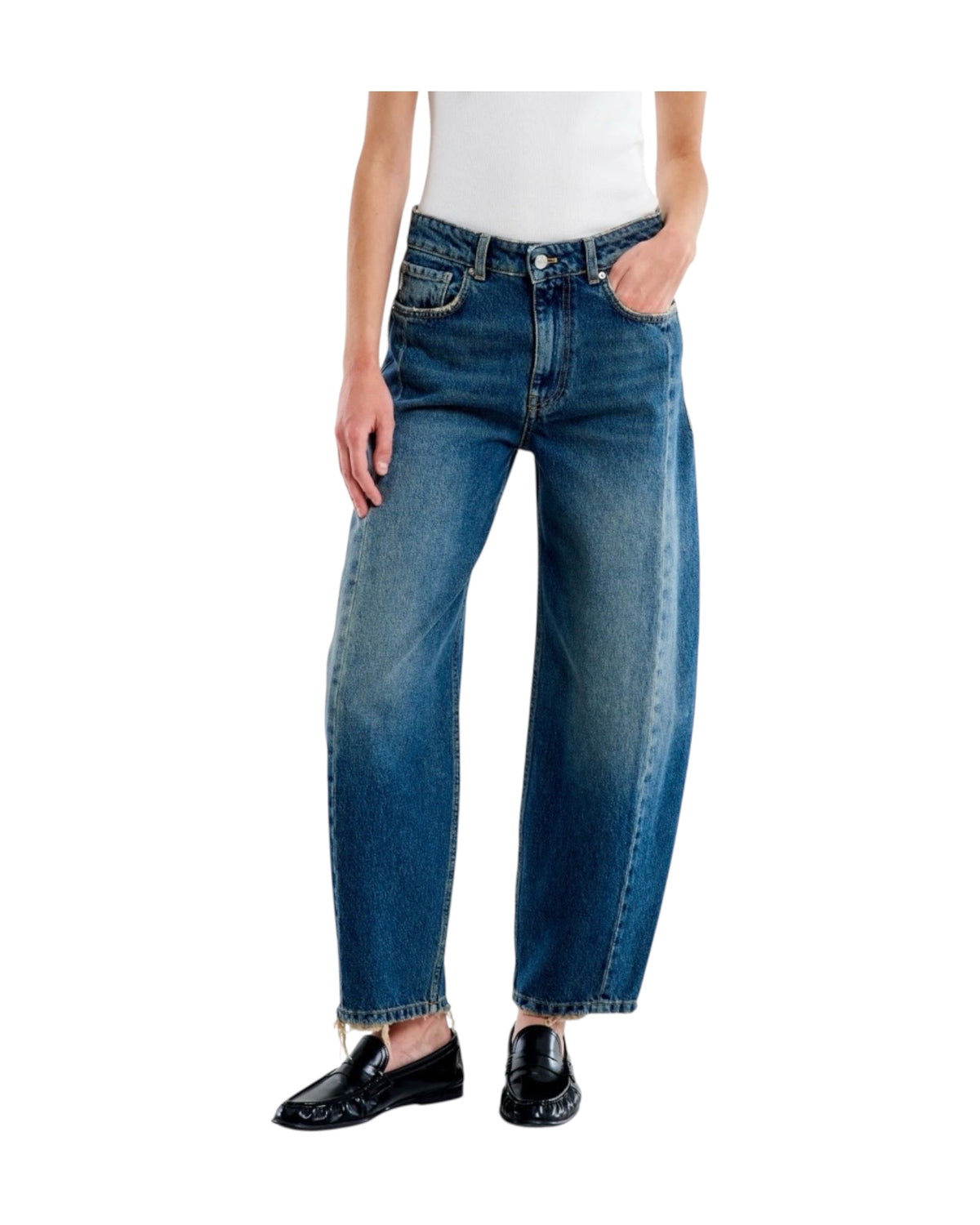 Jeans Chiara Barrel Denim vintage DAC5070 DENIM VINTAGE VICOLO 