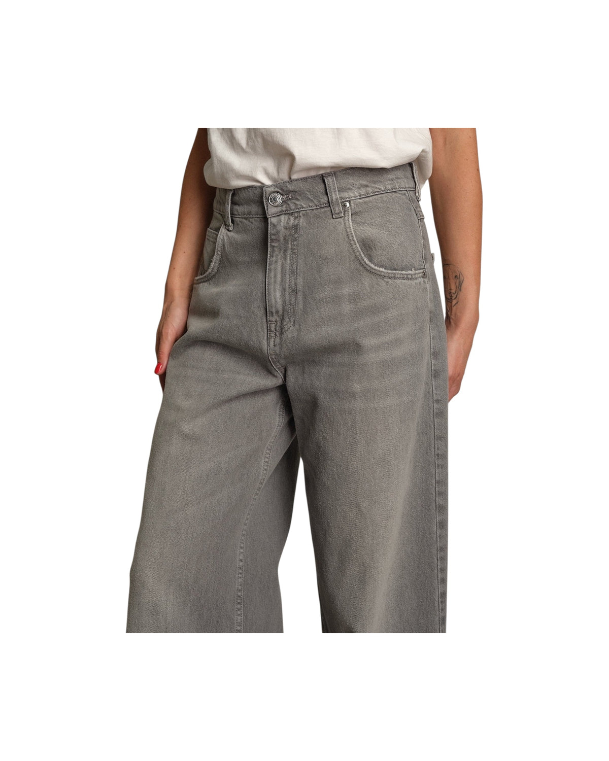 Jeans Mia Baggy Denim Grigio DAC5125 DENIM GRIGIO VICOLO 