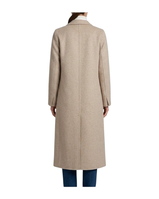 Cappotto lungo in misto lana Tortora melange TAC0002 TORTORA MELANGE VICOLO 