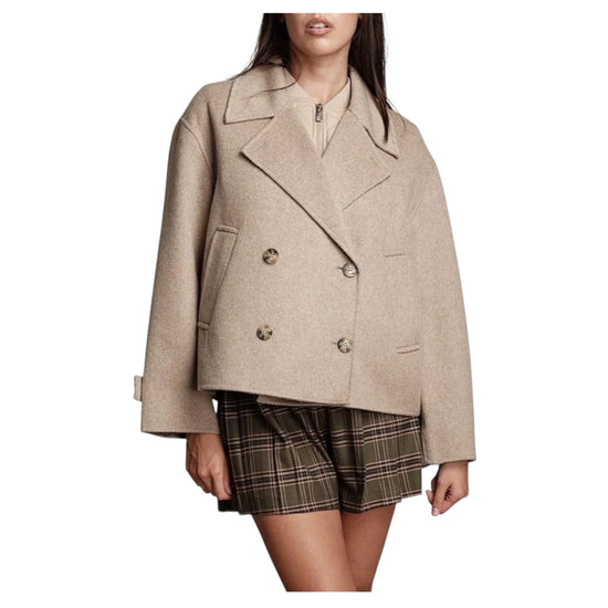 Cappotto corto con piumino Cacha melange TAC0061 CACHA MELANGE VICOLO 