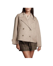 Cappotto corto con piumino Cacha melange