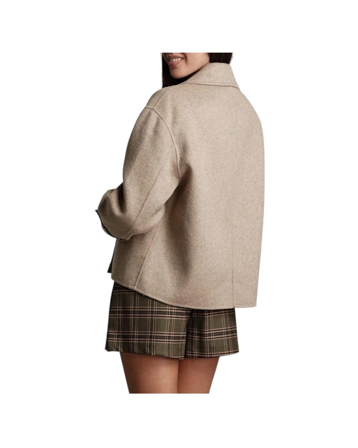 Cappotto corto con piumino Cacha melange TAC0061 CACHA MELANGE VICOLO 