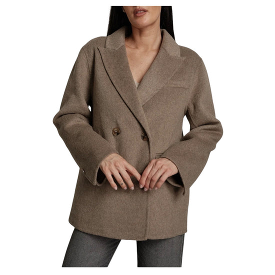 Cappotto corto misto lana Cacha' Melange TAC0083 CACHA MELANGE VICOLO 