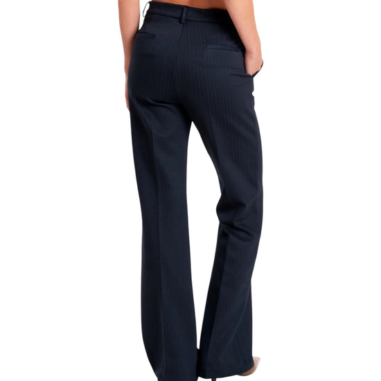 Pantalone Gessato Punto Milano Blu TAC0210 BLU VICOLO 