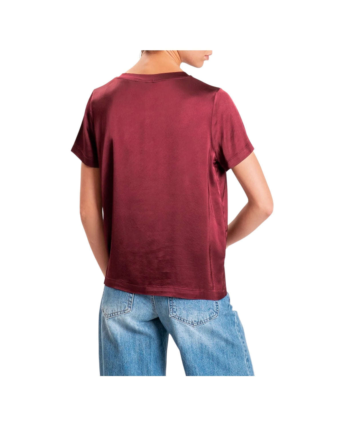 Maglia Satin Bordeaux TAC0282 BORDEAUX VICOLO 