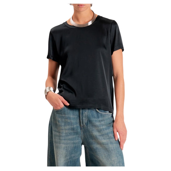 Maglia Satin Nero TAC0282 NERO VICOLO 