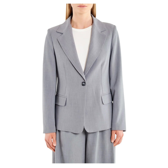 Blazer Monopetto Grigio melange TAC0318 GRIGIO MEDIO MELANGE VICOLO 