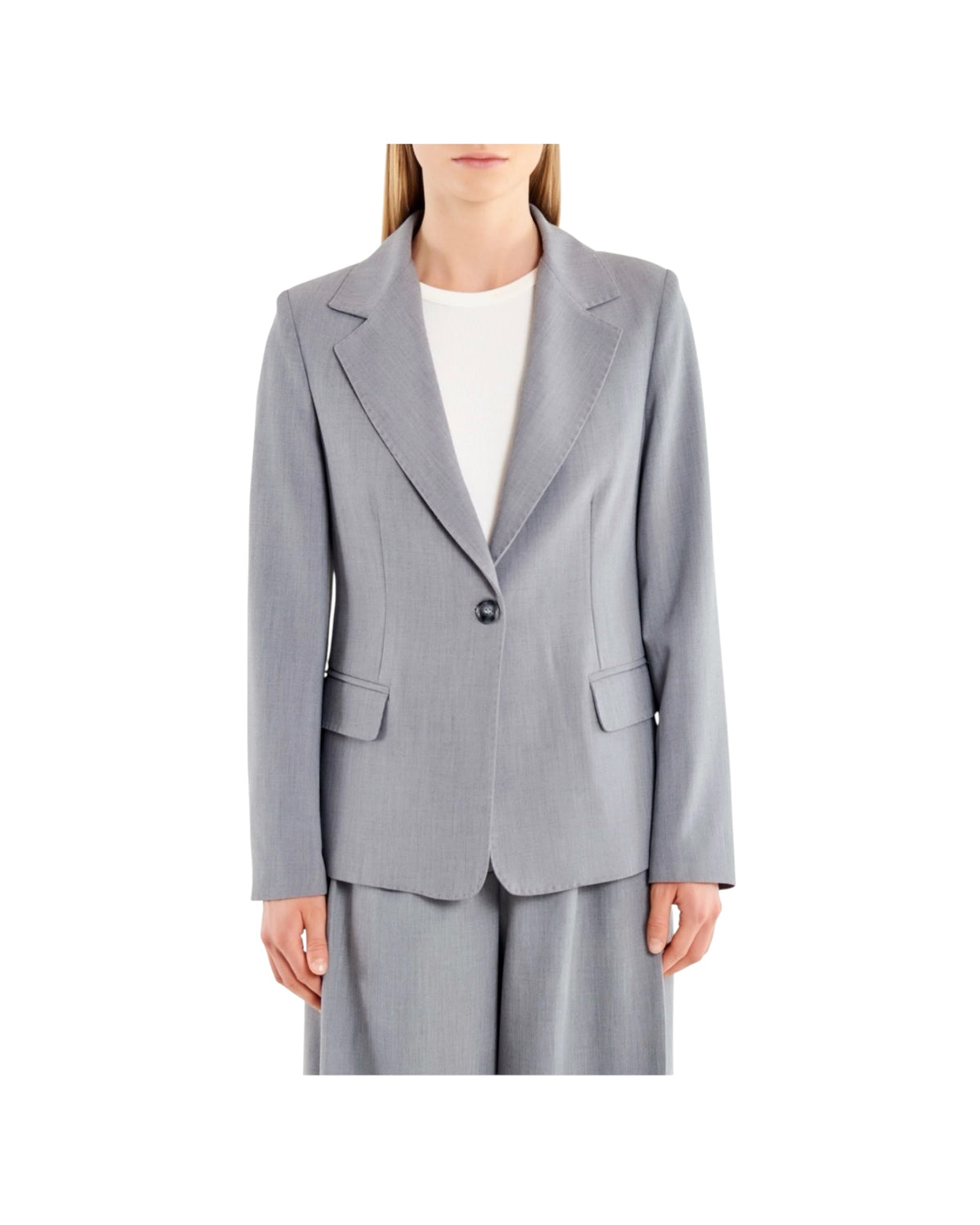 Blazer Monopetto Grigio melange TAC0318 GRIGIO MEDIO MELANGE VICOLO 