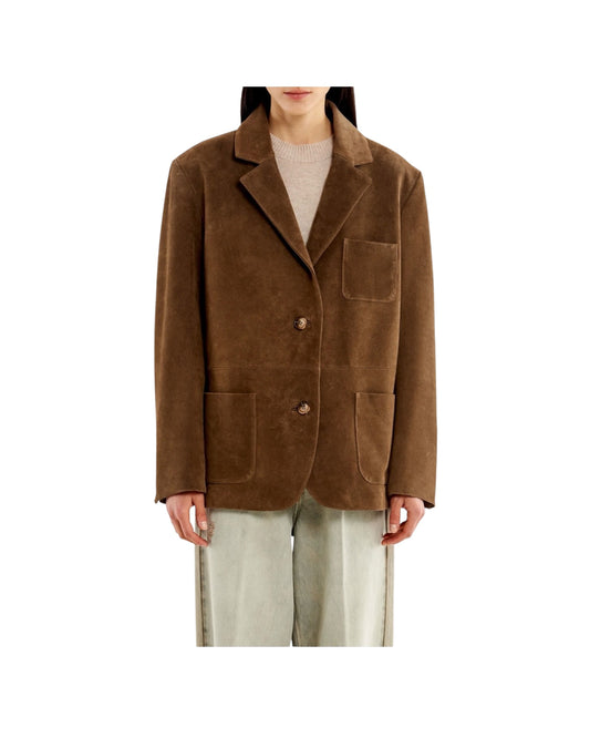 Blazer Over in crosta Taupe TAC0348 TAUPE VICOLO 