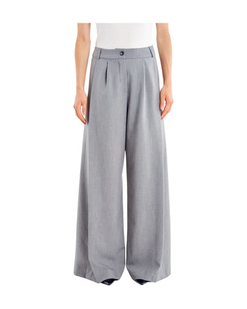 Pantalone Palazzo Grigio Melange TAC0438 GRIGIO MEDIO MELANGE VICOLO 