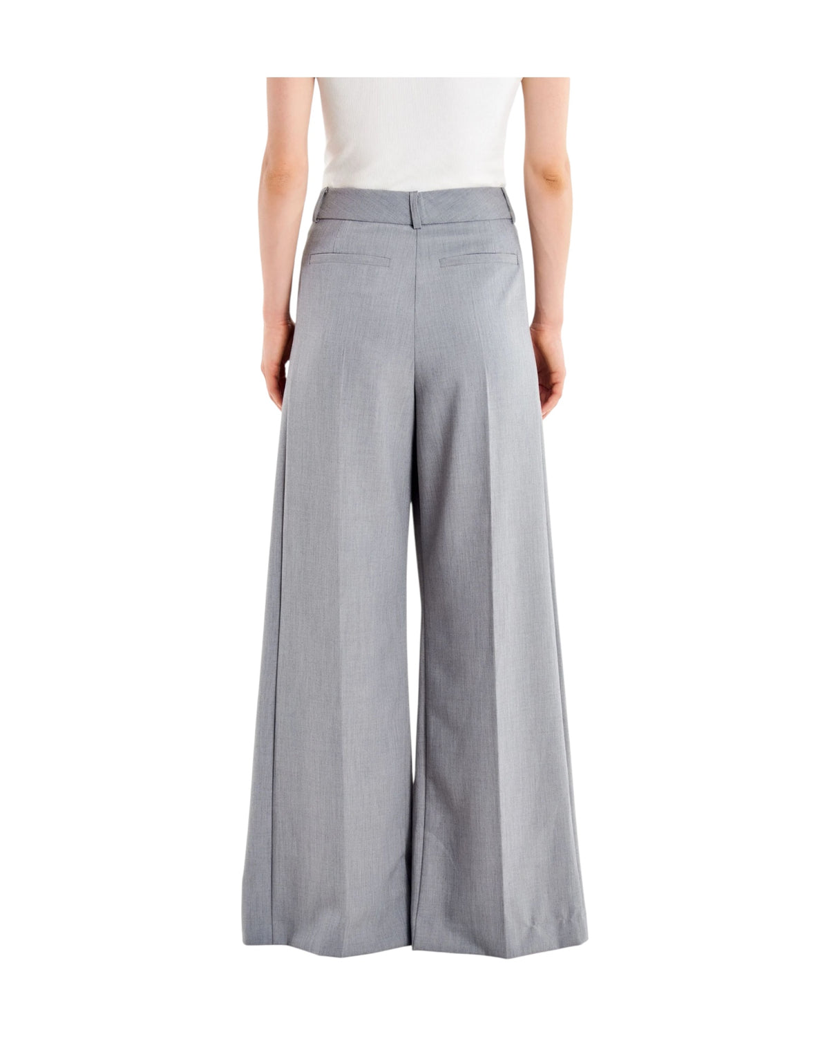 Pantalone Palazzo Grigio Melange TAC0438 GRIGIO MEDIO MELANGE VICOLO 
