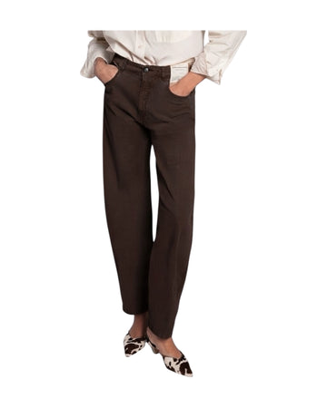Pantalone Balloon Marrone 26WSD04 190 81 WHITESAND 