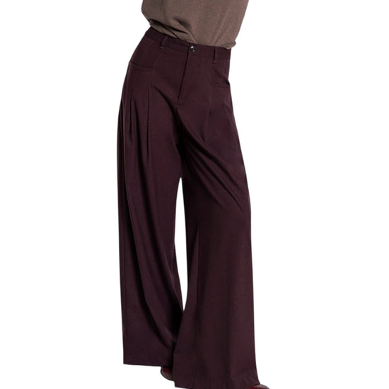 Pantalone in flanella Bordeaux 26WSD18 330 19 WHITESAND 