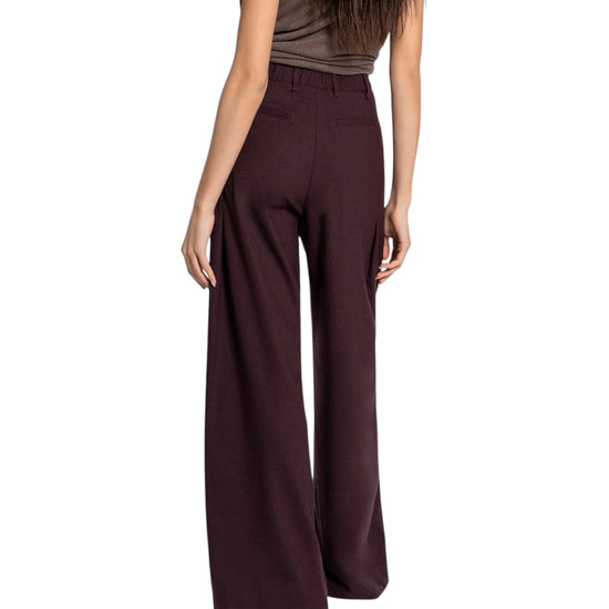 Pantalone in flanella Bordeaux 26WSD18 330 19 WHITESAND 
