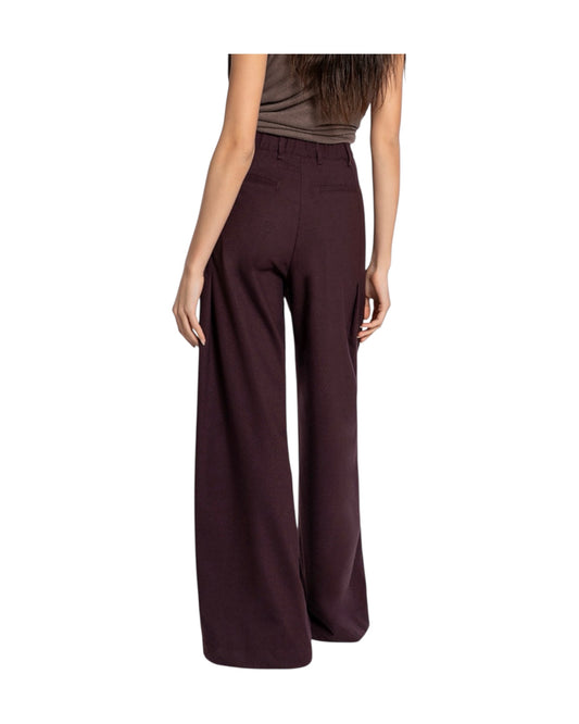 Pantalone in flanella Bordeaux 26WSD18 330 19 WHITESAND 