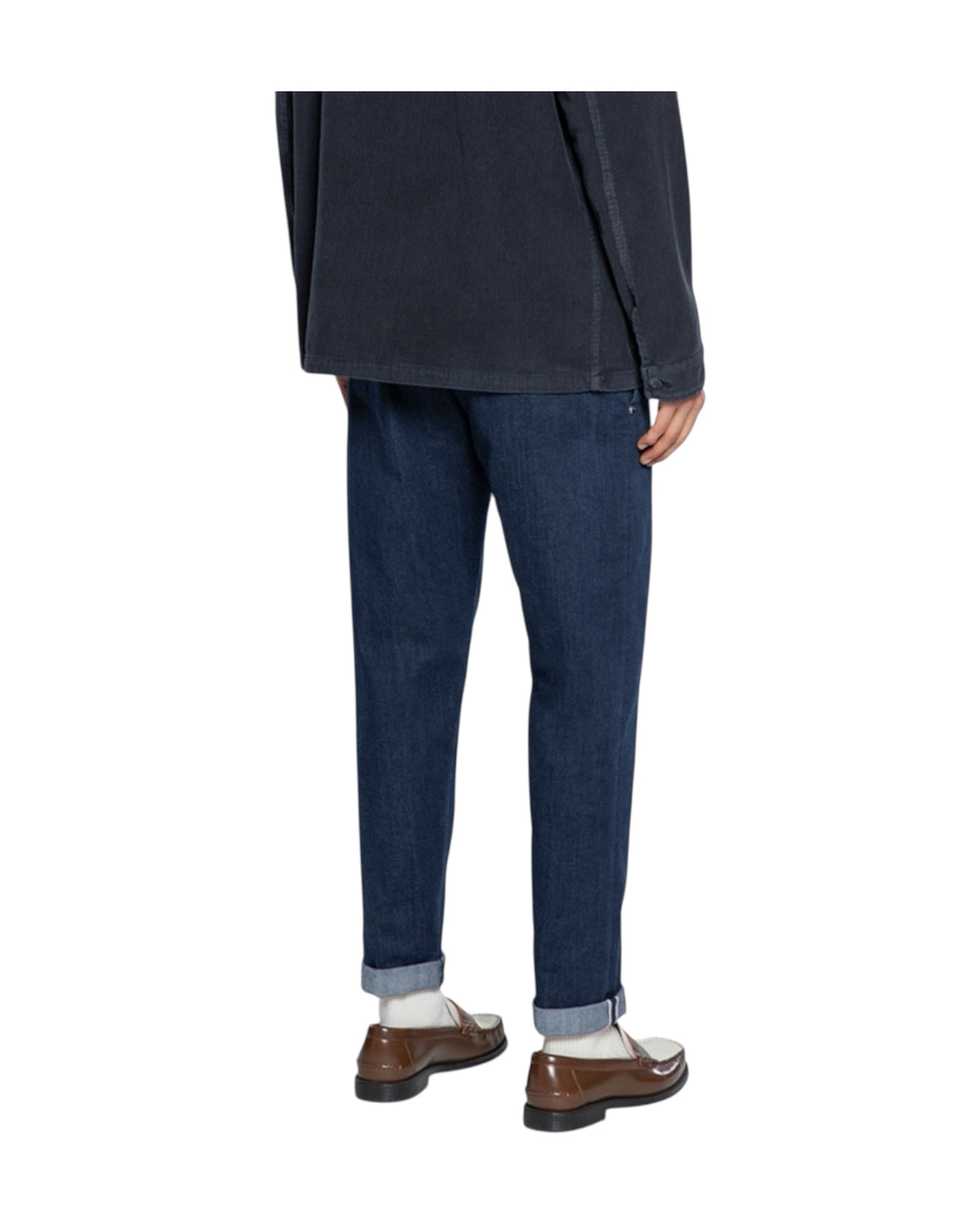 Pantalone in cotone Denim 26WSU66 341 037 WHITESAND 