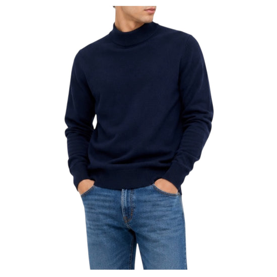 Maglione in lana e cashmere Blu navy 0021 23 WOOL&CO 