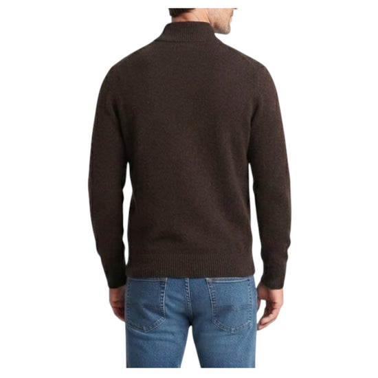 Maglione collo alto con bottoni Moro 0140 33 WOOL&CO 