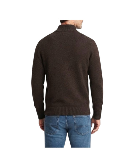 Maglione collo alto con bottoni Moro 0140 33 WOOL&CO 
